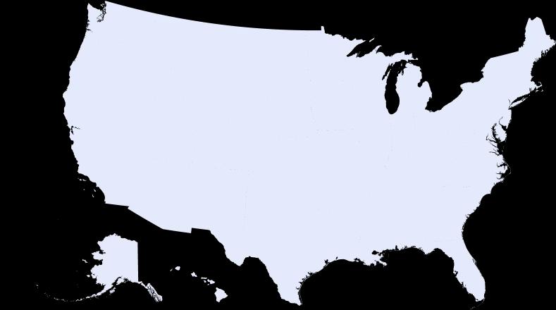 Background map - United States